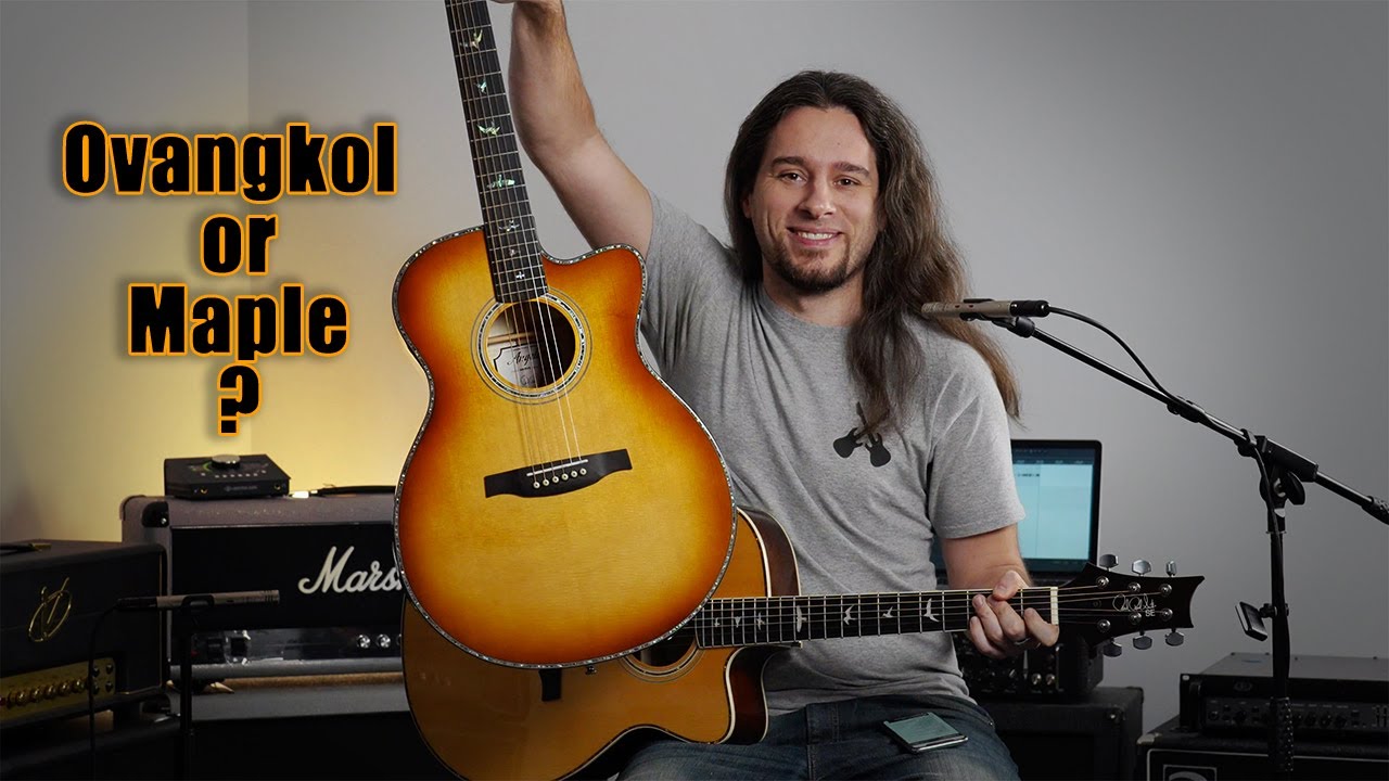Разница между овангколом и кленом на гитаре или PRS Angelus A40E vs A50E