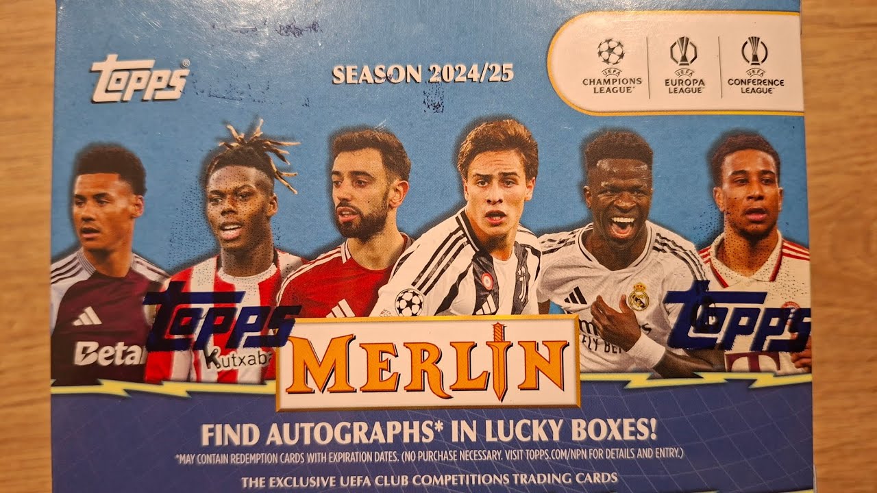 Polowanie na autograf - Topps Merlin 24-25 Value Box