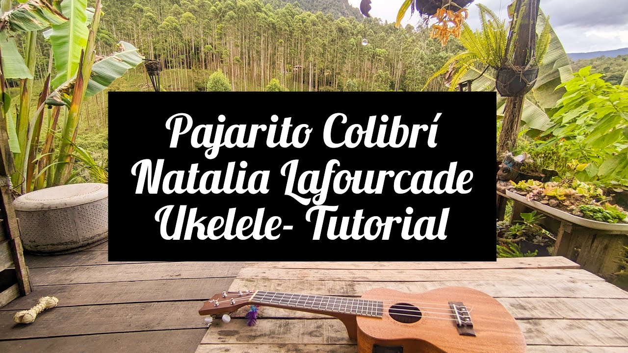 Pajarito Colibrí Ukelele tutorial. Natalia Lafourcade