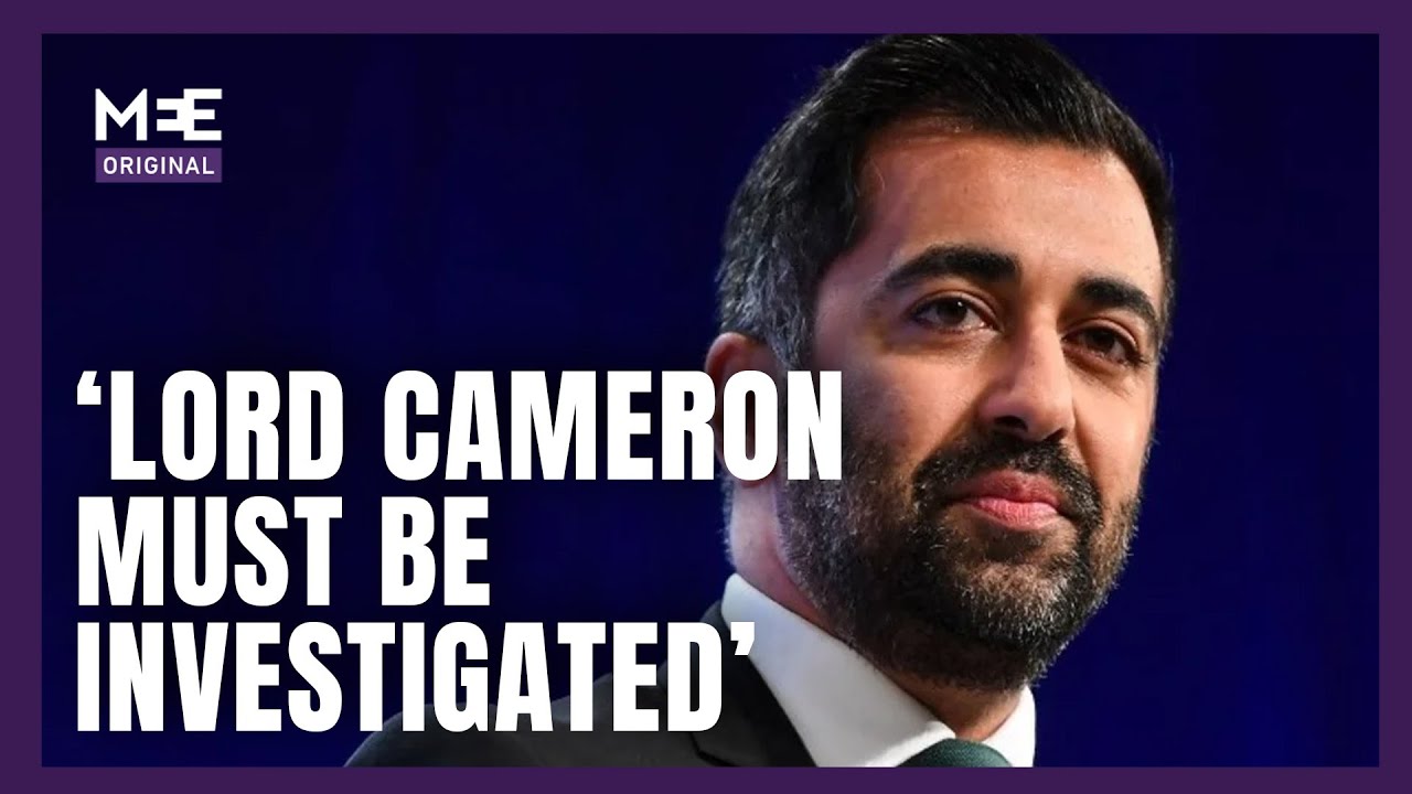 Humza Yousaf demands investigation over David Cameron's threat to ICC