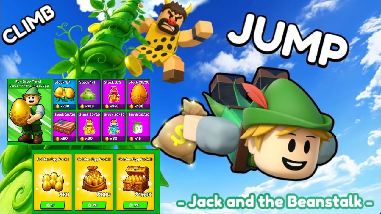 Jack and Bean event part 1 in climb and jump tower is INSANE
