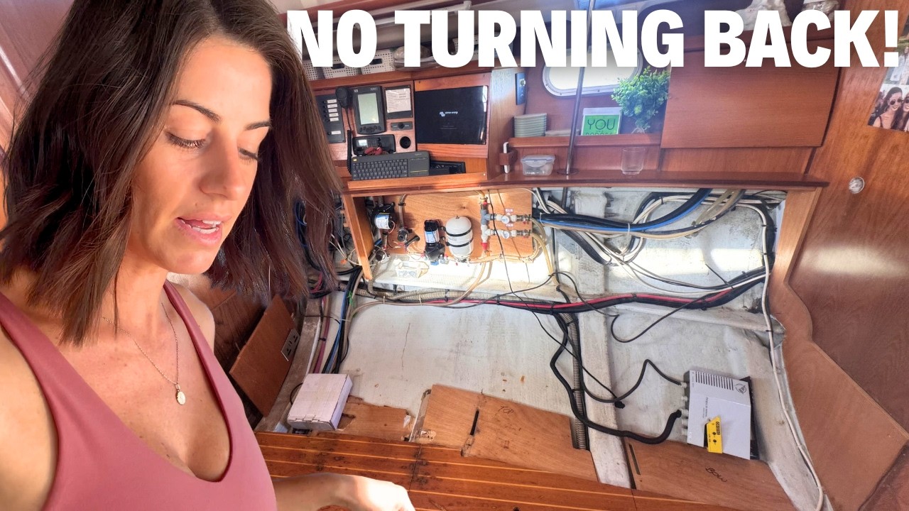 We Opened a Can of Worms on Our Sailboat - DIY Saloon Rebuild! Ep-206