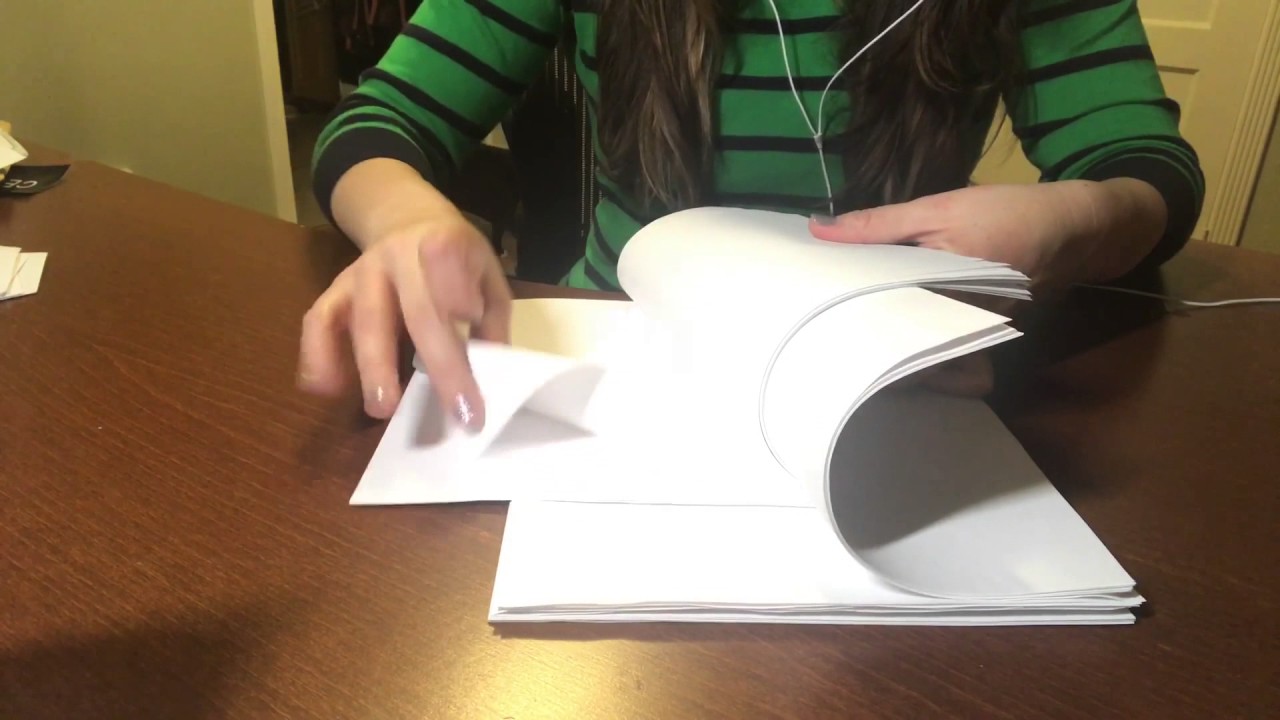 ASMR Paper Sorting/Paper Tearing/Page Turning Pt.2