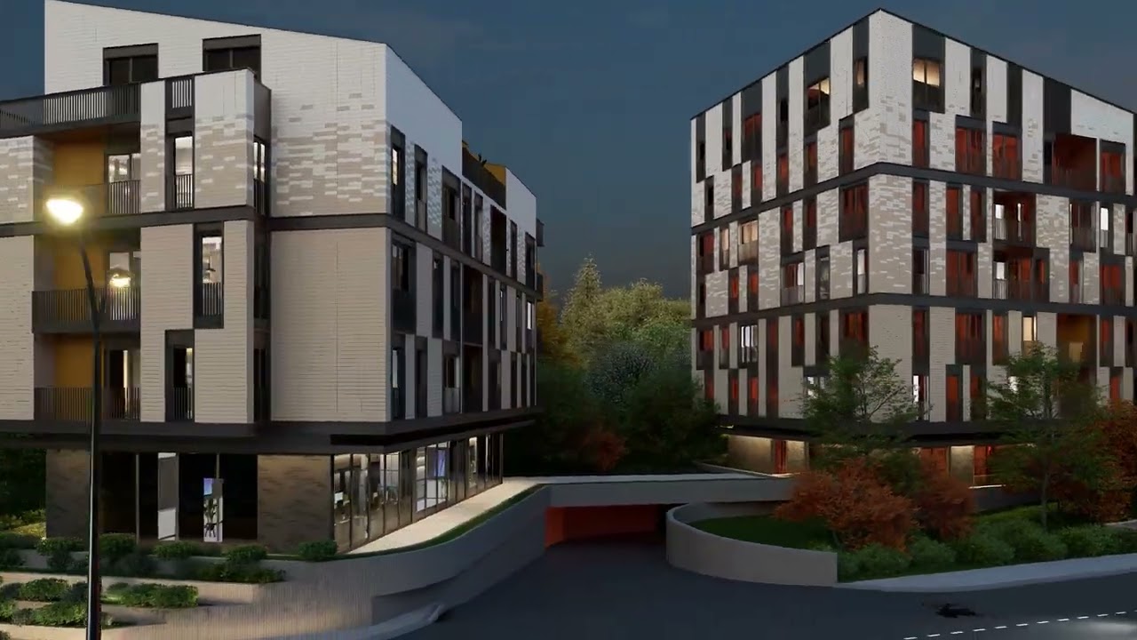 Novo Mojmilo Noću: 3D Tura Modernog Kompleksa u Sarajevu
