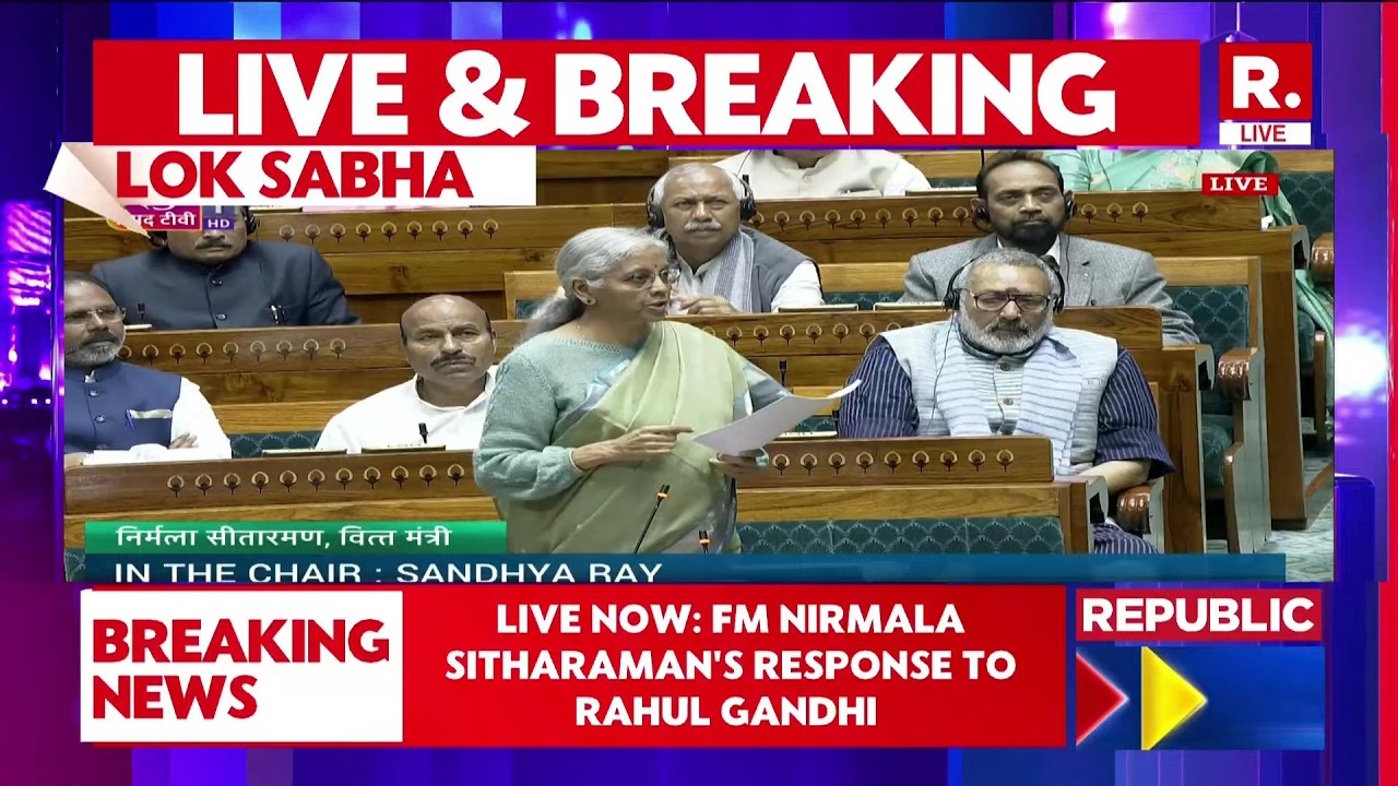 Parliament Budget Session 2026 Live Updates: FM Nirmala Sitharaman Slams Rahul Gandhi | India-US