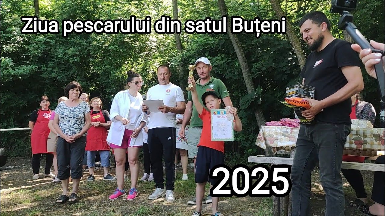 Ziua pescarului din satul Buțeni 2025!!! Concurs la pescuit 🎣 și la zeama de pește 🤝👍‼️