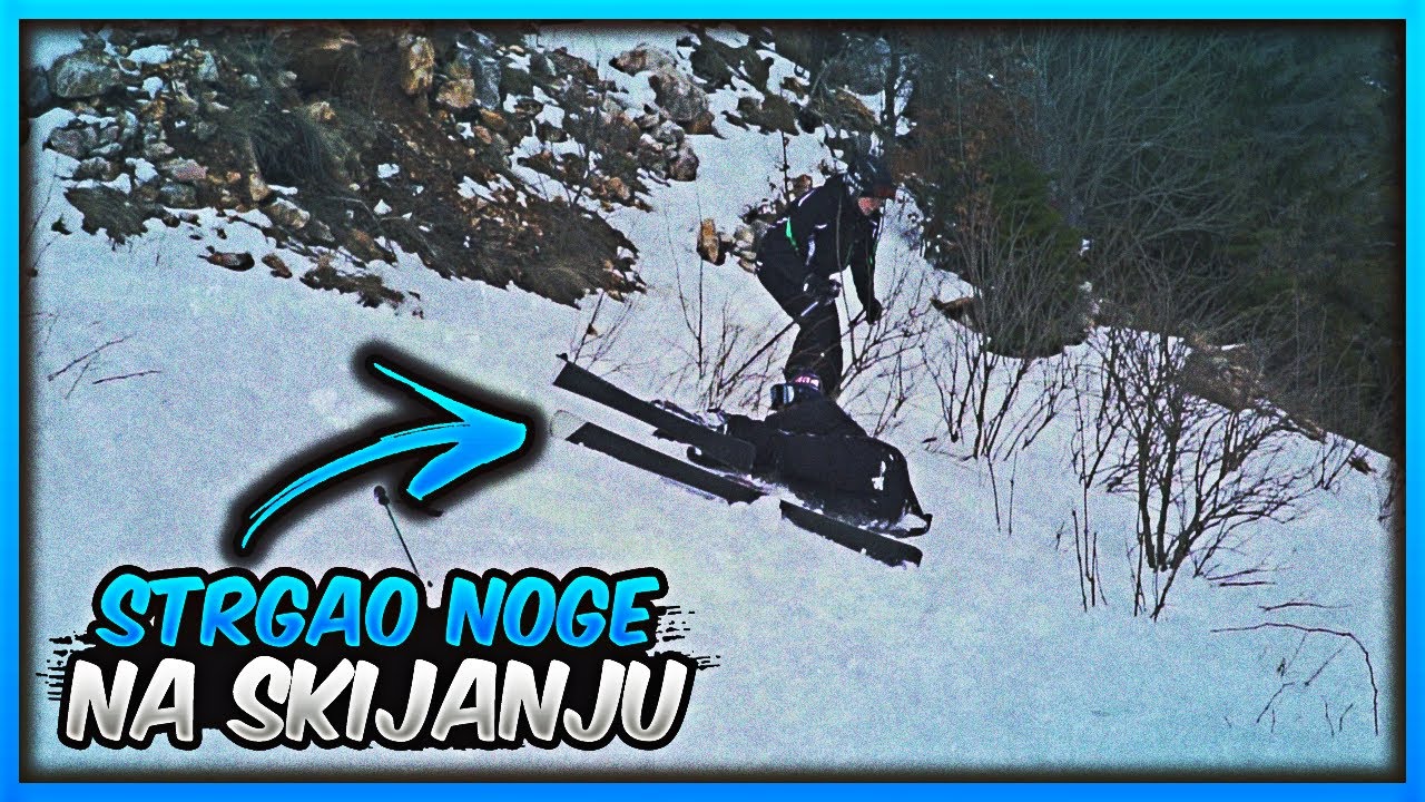 POLOMIO SAM NOGE NA SKIJANJU! (VLOG)