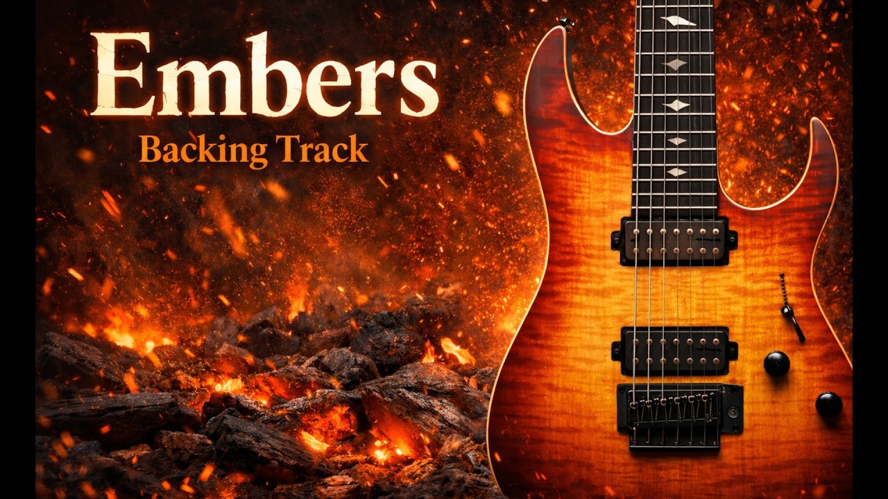 🎸 Embers | Backing Tracks – Cinematic Emotional Rock – 125 BPM – 3/4 – Key: A Minor