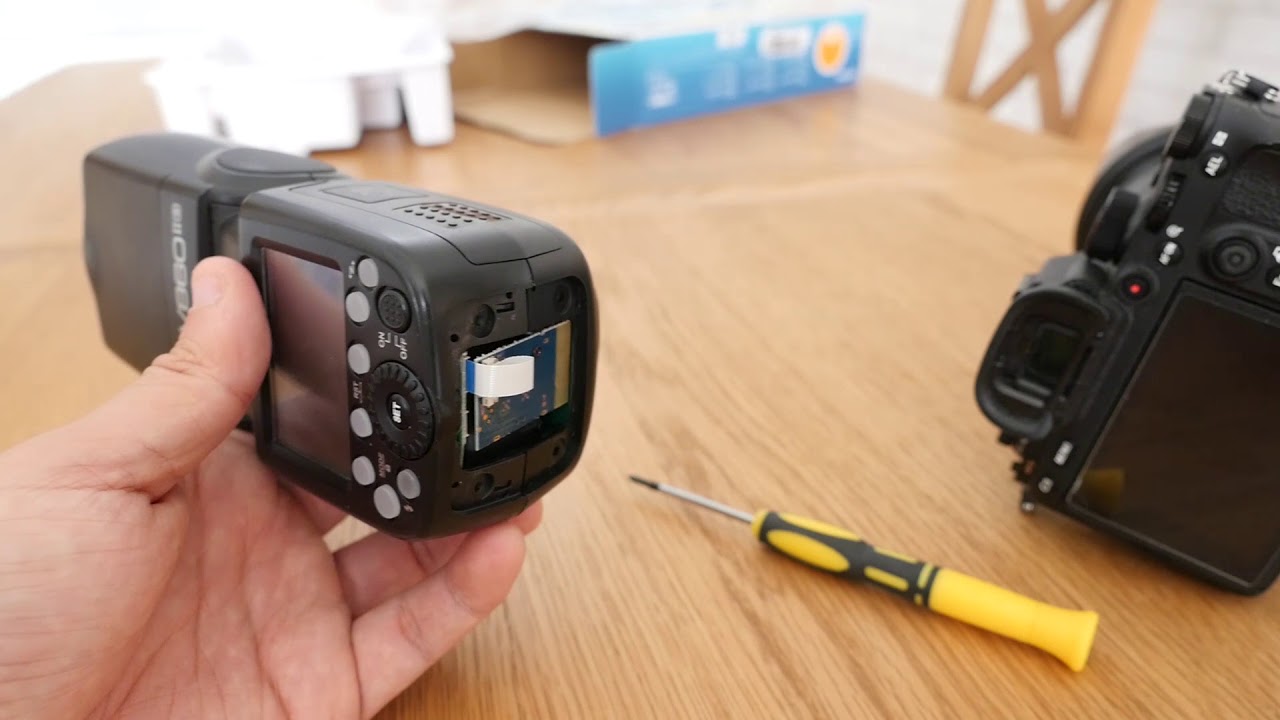 How to replace Godox v860ii hotshoe (Sony)