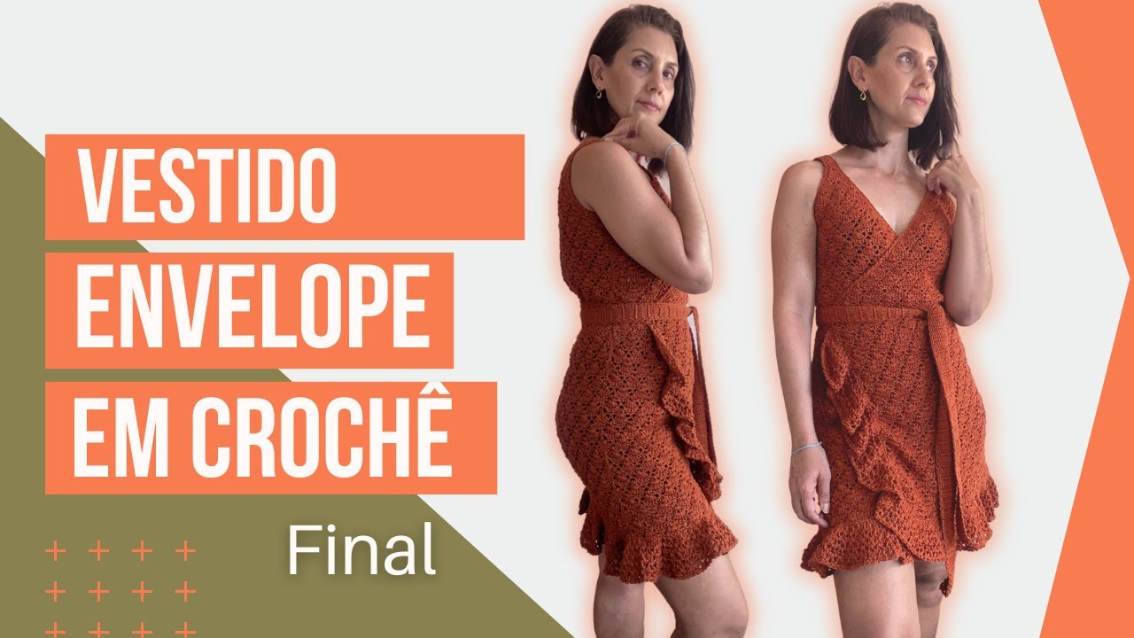 Vestido Envelope em Crochê - Parte 4