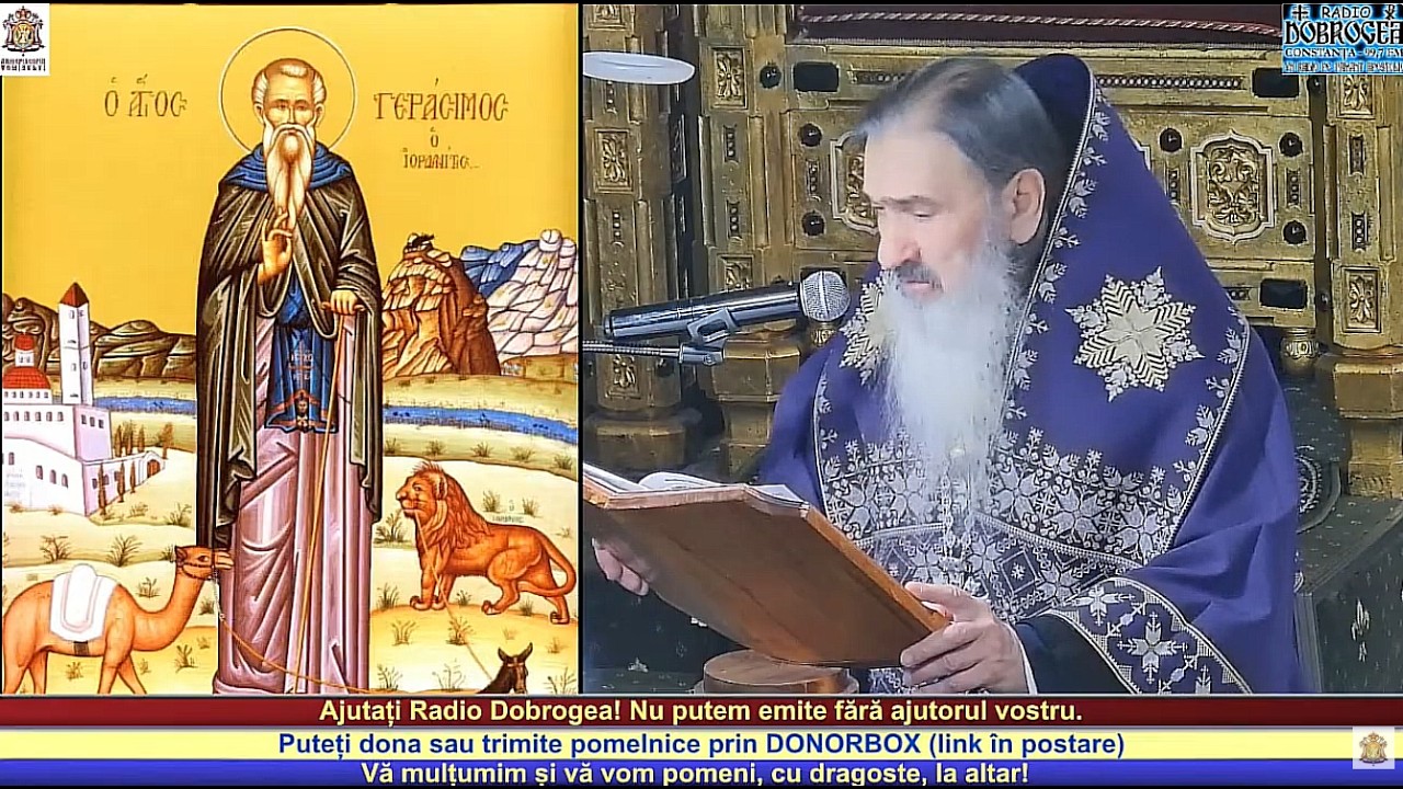 Acatistele Maicii Domnului, al Sf. Gherasim de la Iordan si al Sf. Mc. Conon din Isauria