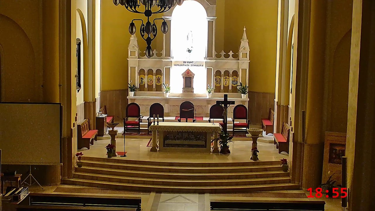LIVE-Biserica Romano-Catolică `Nașterea Sfintei Fecioare Maria` din Halaucești