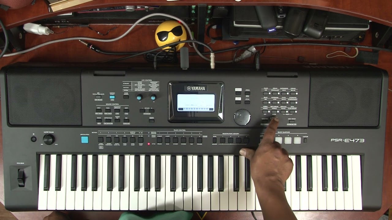 Yamaha psr  E473 hoy veamos de como se programa todo este hermoso teclado