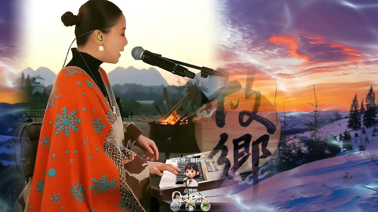 钢琴弹唱 - 故乡 ⌊天邊夕陽再次映上 我的臉龐⌋#pianomusic 弹唱单曲