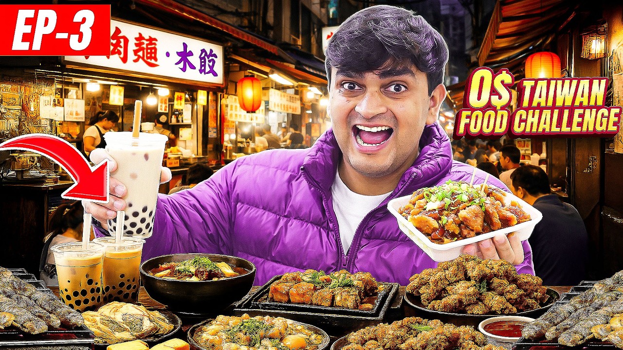 0$ Taiwan Street Food Challenge