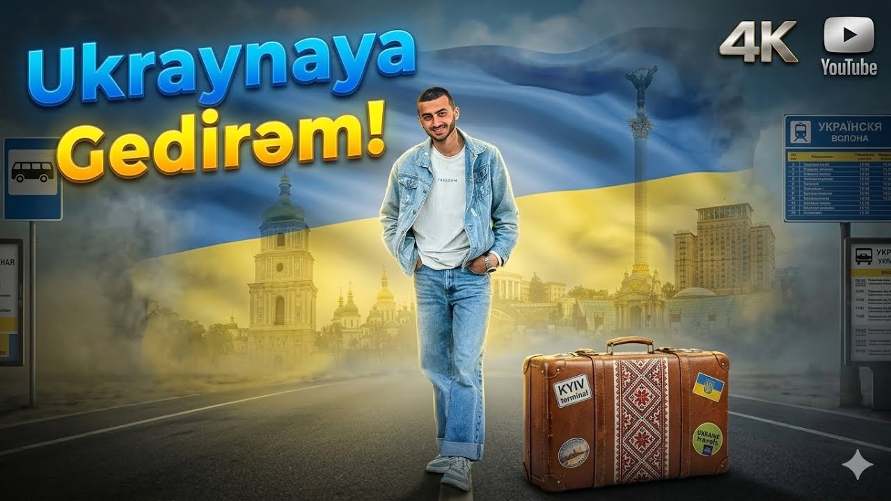 BIR HƏFTƏDƏ BEŞ ÖLKƏ DƏYİŞDİM! UKRAYNAYA BURAXDILAR??!!