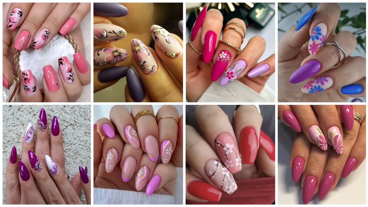 designs for nails / simple nail art designs / flower nail designs / party wear nail art designs 2025