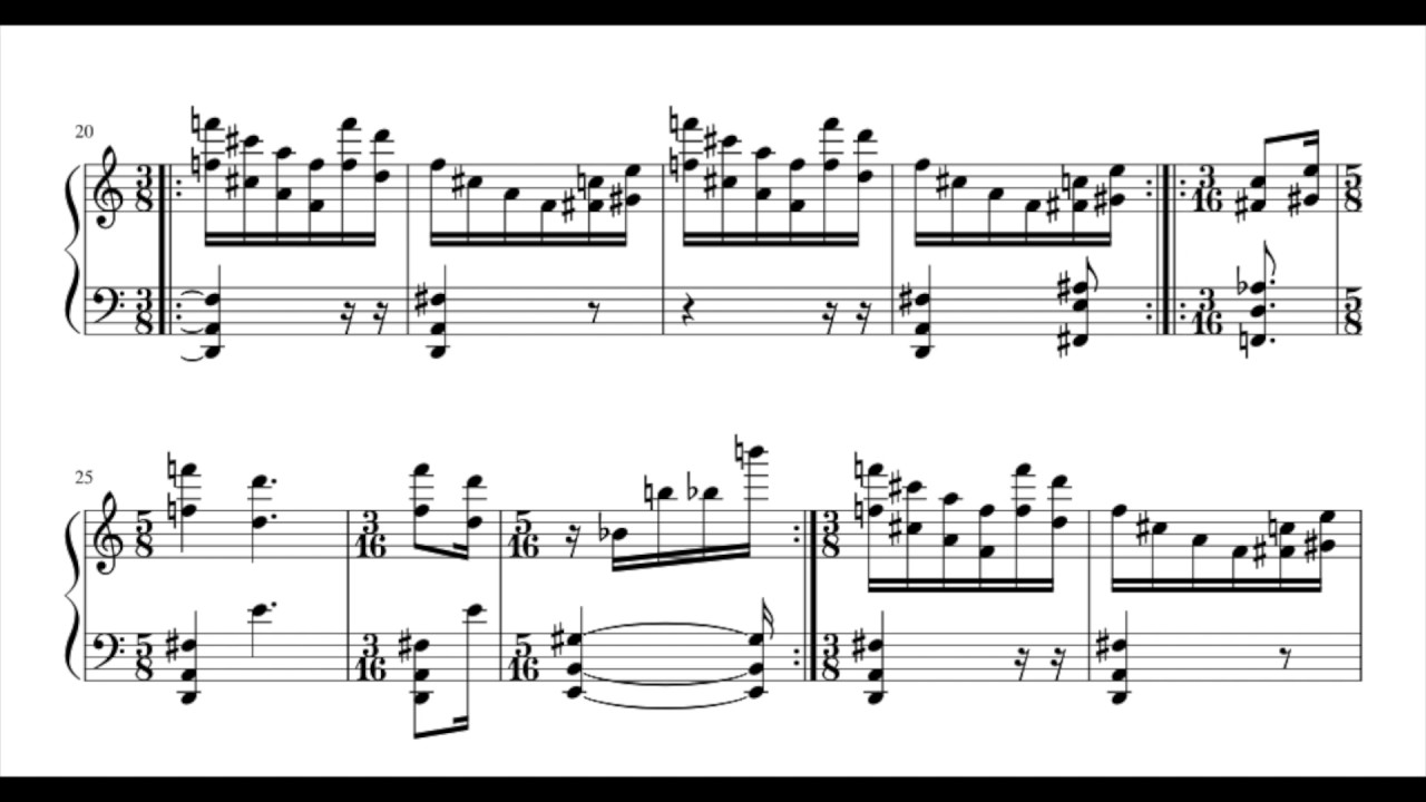 Study in Fifths for Piano by Greg Sandell