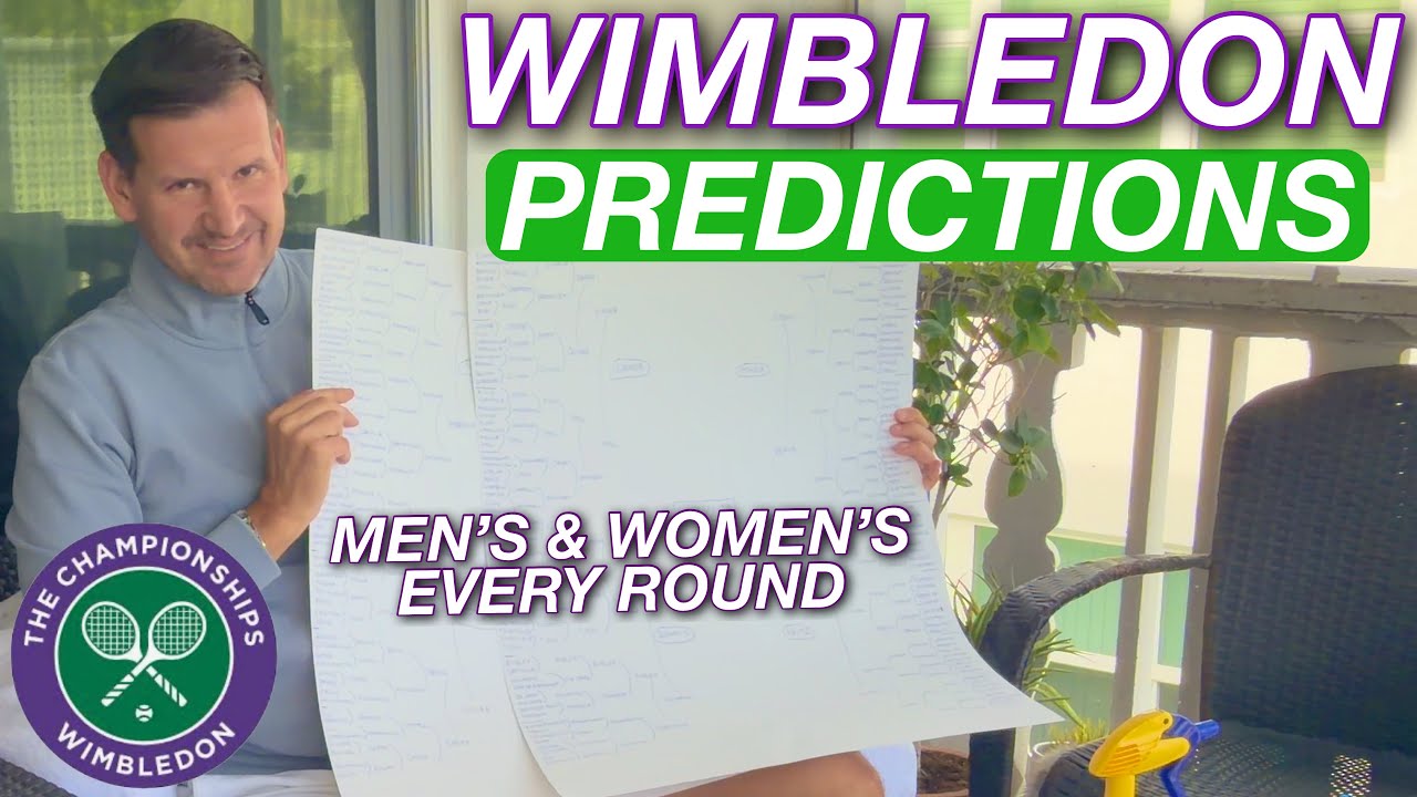 2026 Men&rsquo;s & Women&rsquo;s Wimbledon Predictions | Every Round