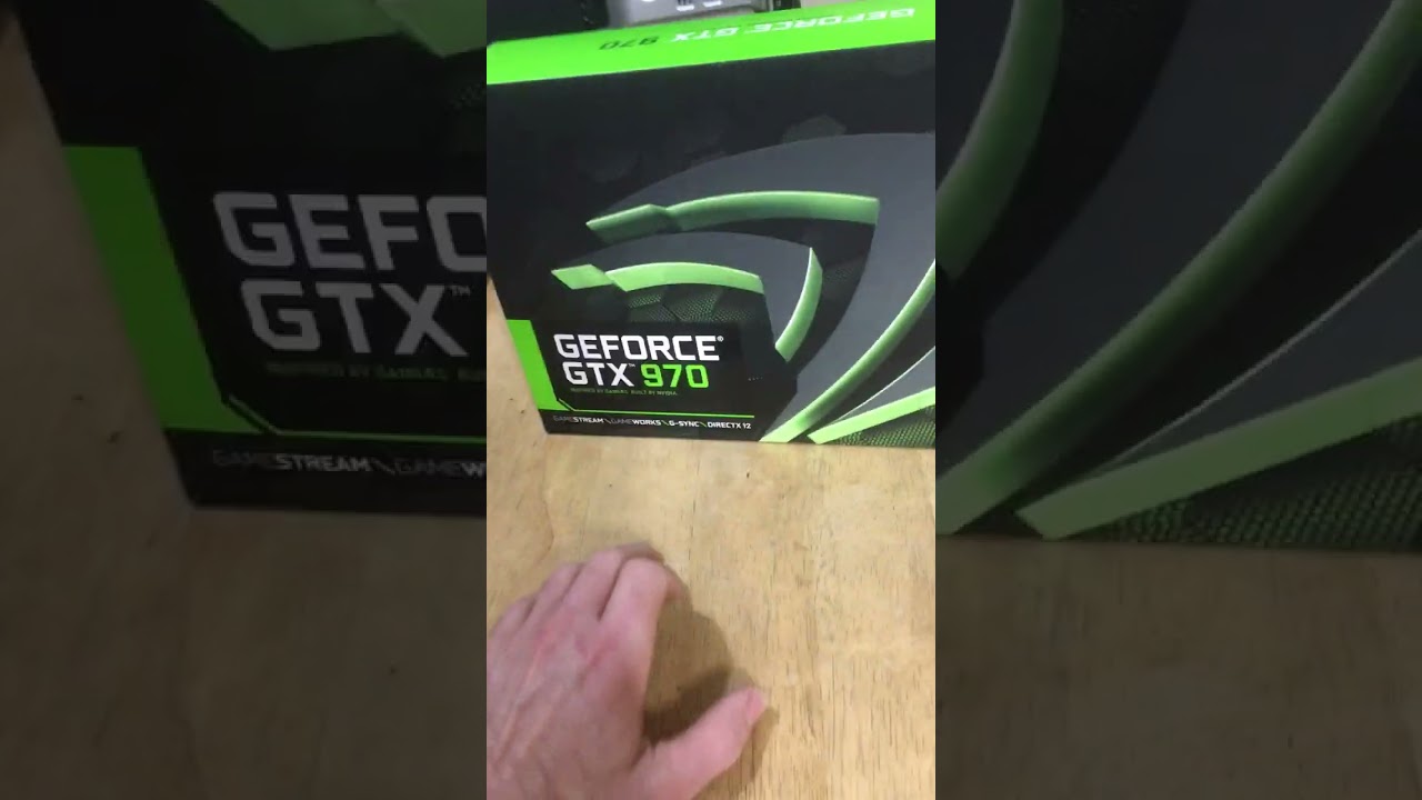 Unboxing and testing a gtx 970 in 2025