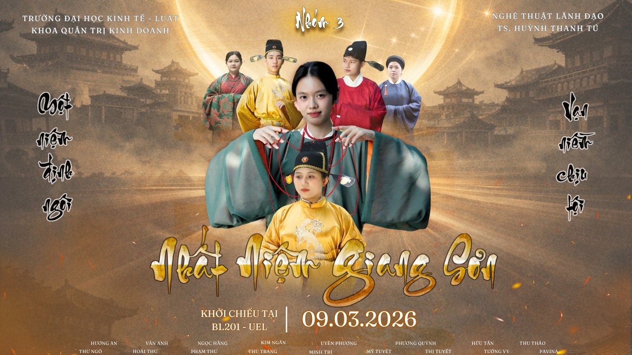 NHÓM 3 - K23407 - NHẤT NIỆM GIANG SƠN - NGHỆ THUẬT LÃNH ĐẠO - TS.HUỲNH THANH TÚ