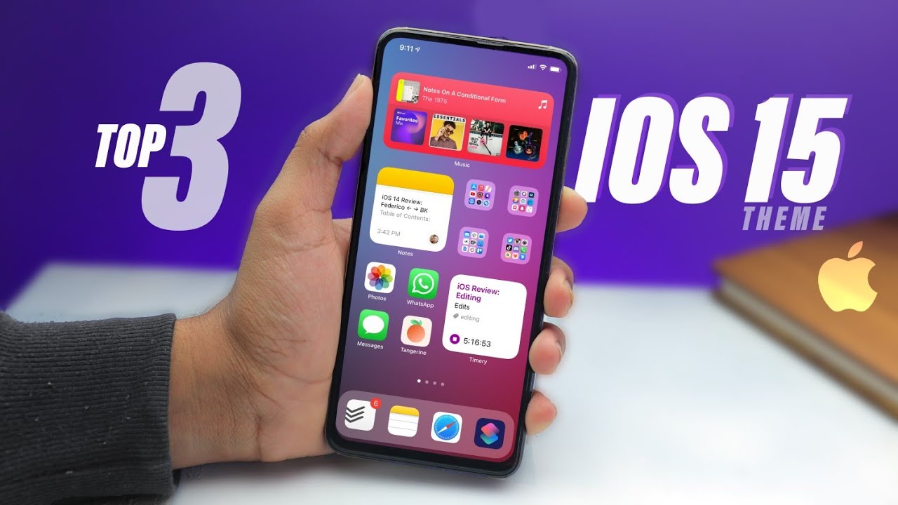 MIUI 12: TOP 3 Apple iOS 15 Amazing theme for XIAOMI