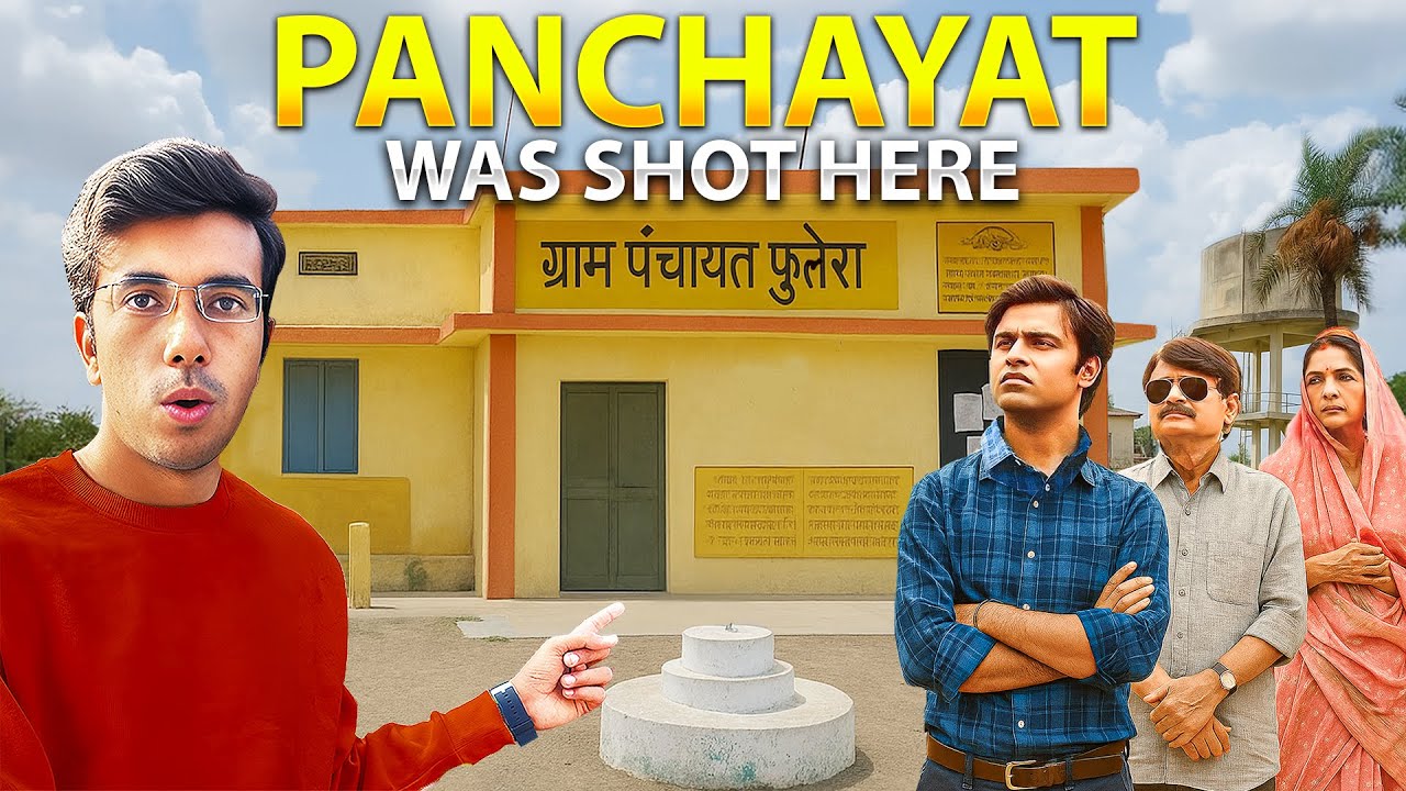 Visiting Panchayat Village Real Shooting Location 😍