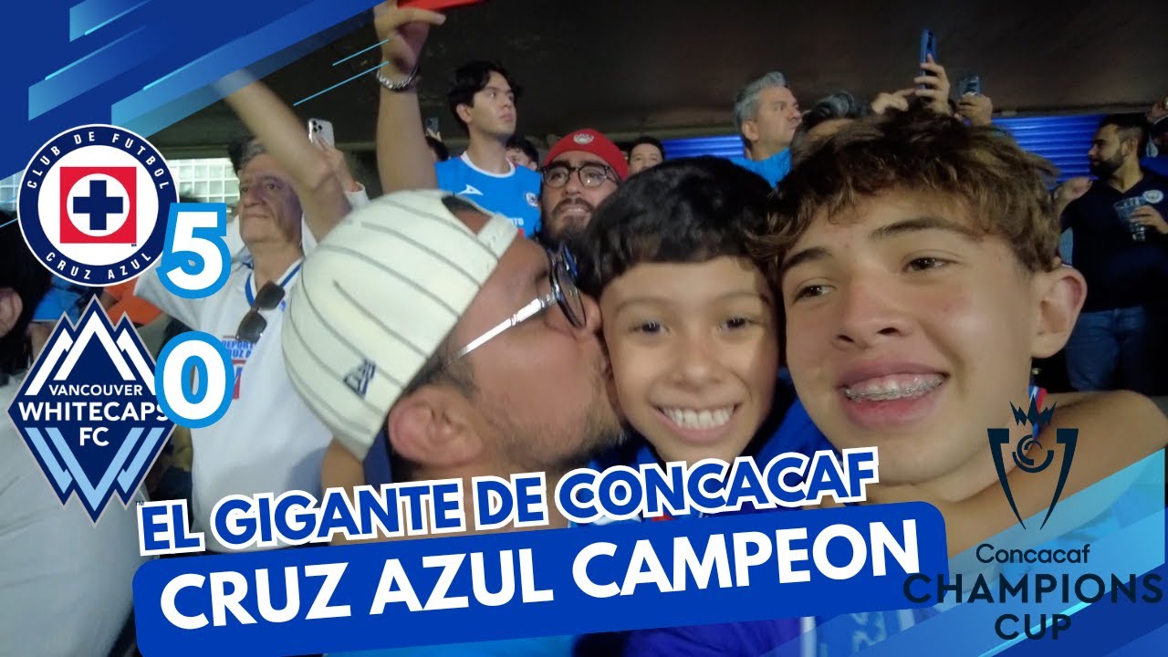 CRUZ AZUL ES CAMPEON | Cruz Azul 5-0 Vancouver Final Champions Cup 2025 | reacción