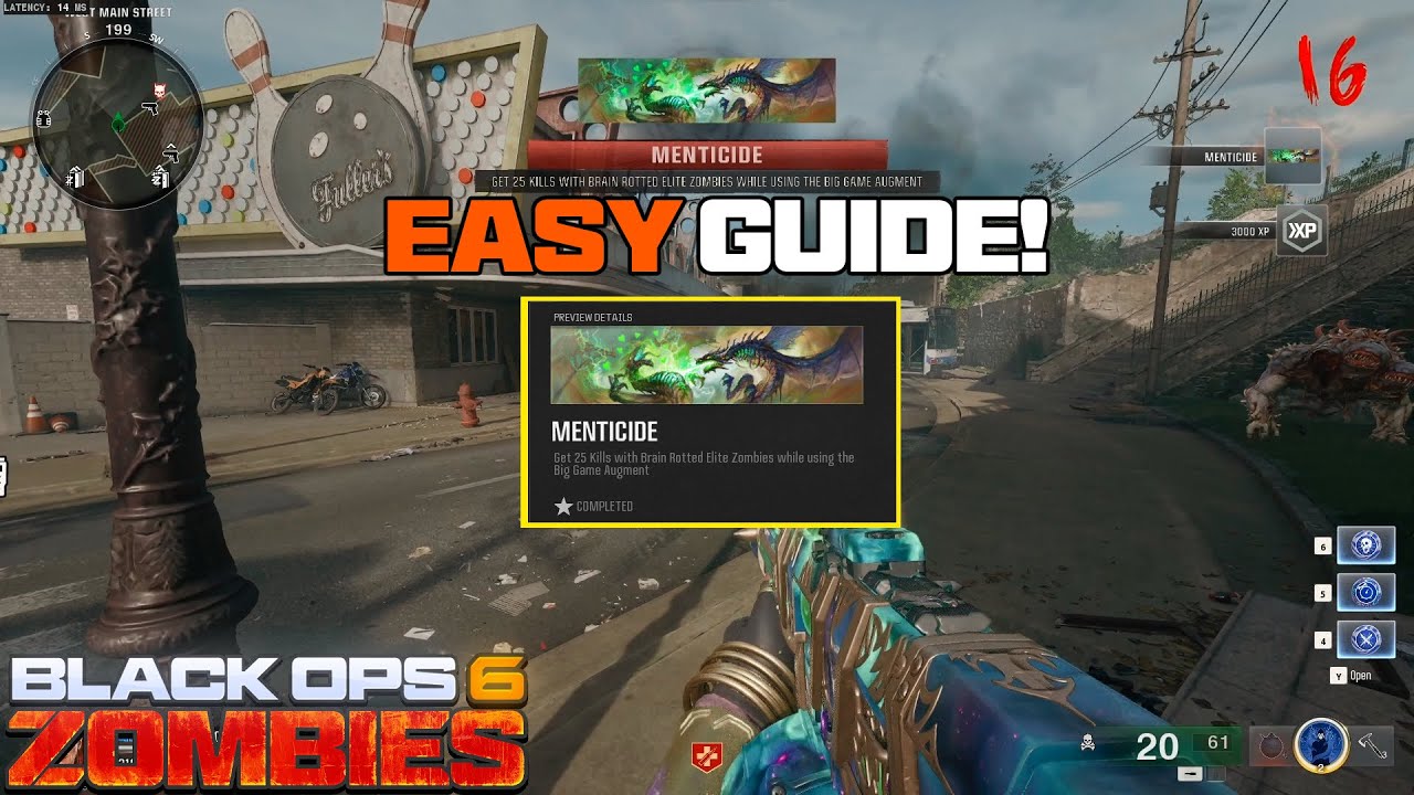 EASY "MENTICIDE" CHALLENGE GUIDE! (Black Ops 6 Zombies)