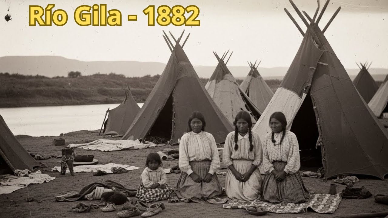 VENGANZA Apache del Río Gila, 1882: Geronimo DECAPITÓ 15 Oficiales por Niños Secuestrados