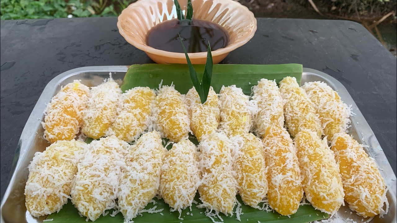 Kuih Ubi Kayu Lopis / Kuih Puli Ubi Kayu  Termudah Dan Ringkas