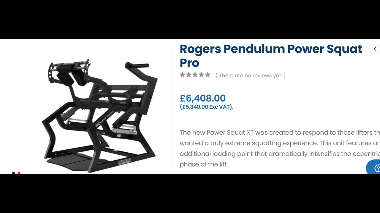 Analyse de la machine Pendulum Power Squat (part 2 de 4)