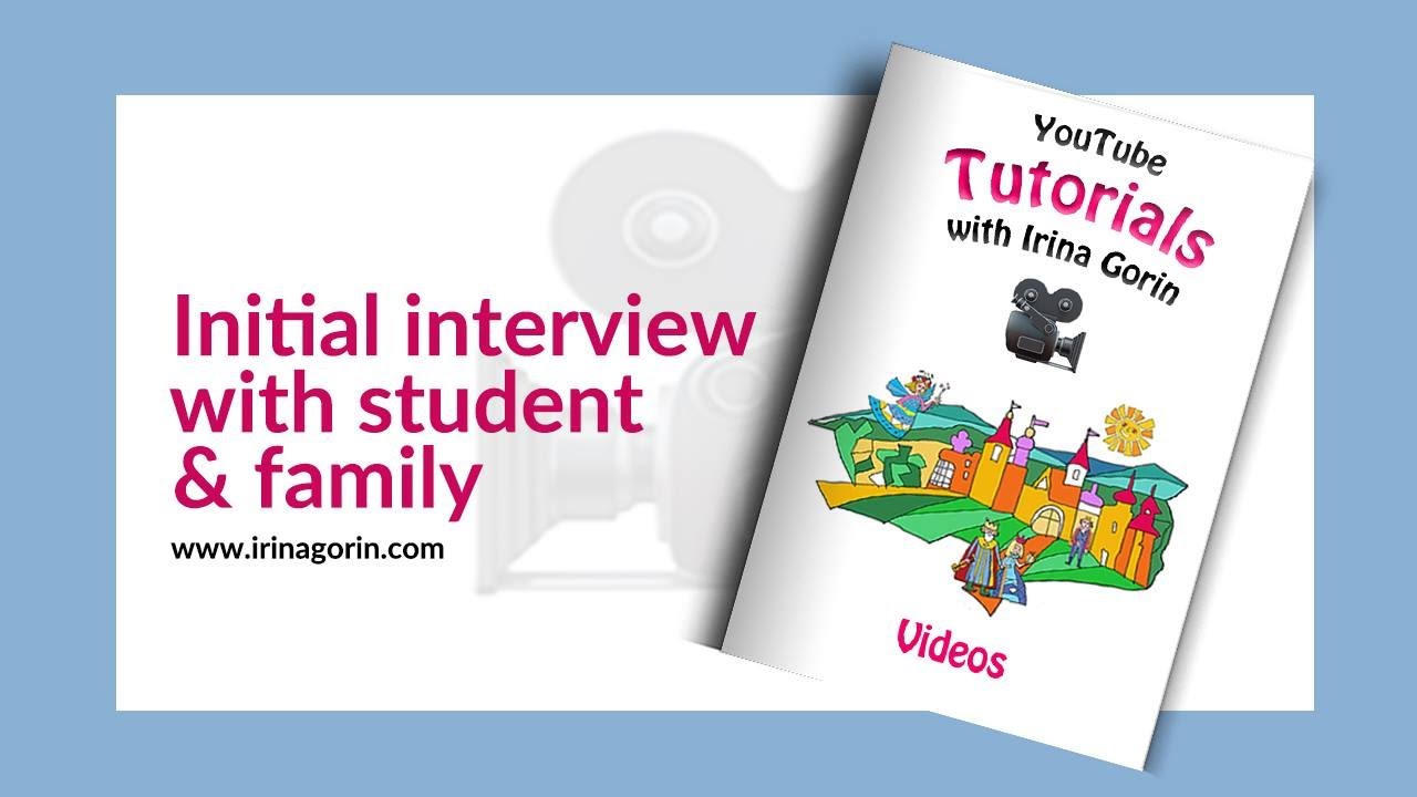 Initial interview with perspective piano student