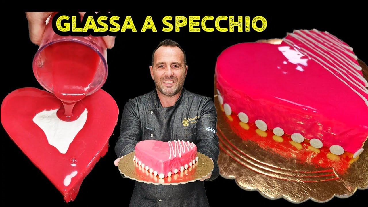❤️Glassa rossa a specchio-Mirror glaze-ricetta spettacolare fatta in casa con pochi ingredienti❤️