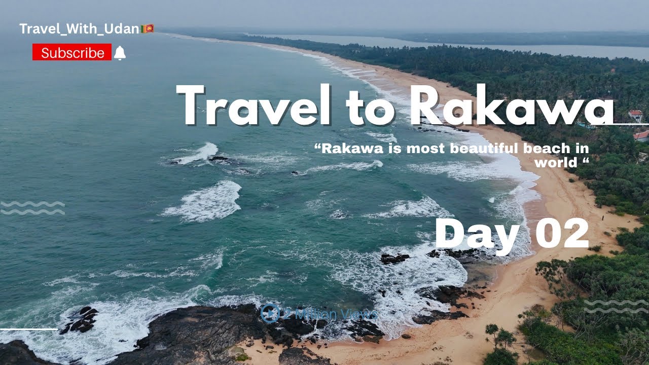 Day02 | රැකව Beach එක කියන්නෙ පිස්සුවක්😱| Travel_To_Rakawa😱🌊🏝️#travel #simplytravel  #trendingvideo 