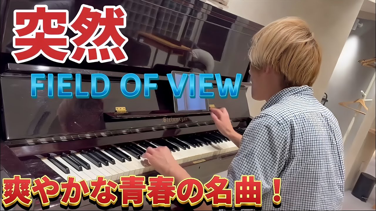 🌟突然🌟ピアノ ソロ🎹🎹FIELD OF VIEW🎵Piano Cover✨