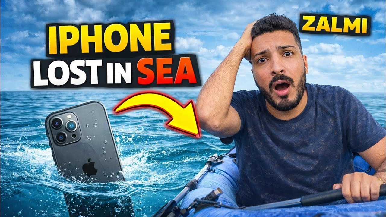 Ye Kya Ho Gaya 😲 | Zalmi Ka iPhone Sea Mein Gir Gaya
