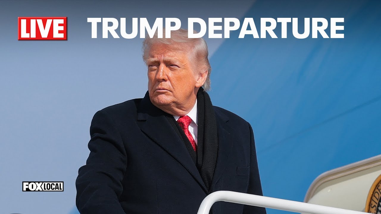 LIVE: President Donald Trump departure