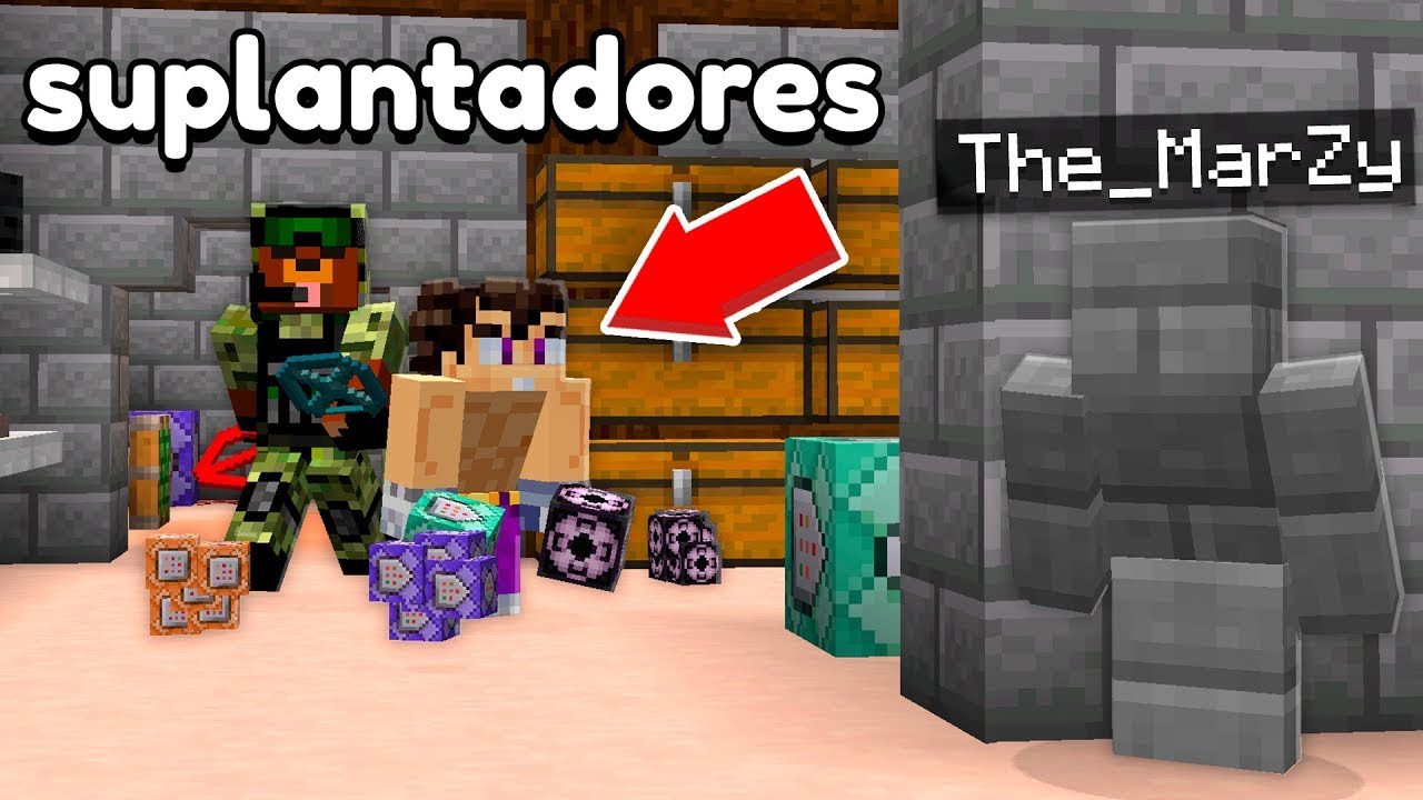 INVESTIGO la BASE de los SUPLANTADORES en mi servidor de Minecraft