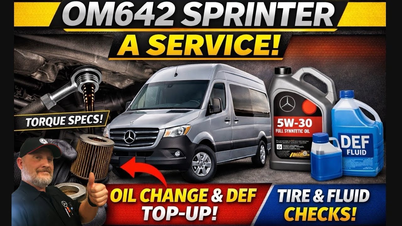 OM642 Sprinter A Service: Oil Change + Maintenance Guide