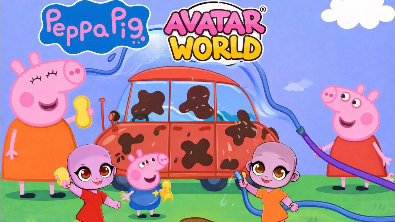 LIMPANDO CARRO PEPPA PIG NO AVATAR WORLD