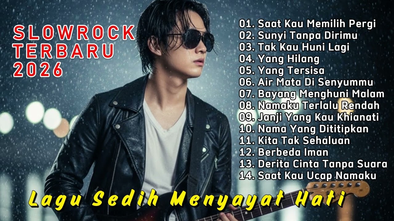LAGU BUAT MANTAN TERSEDIH 😭 SAAT KAU MEMILIH PERGI 💔 BALLAD SLOW ROCK TERBARU 2026