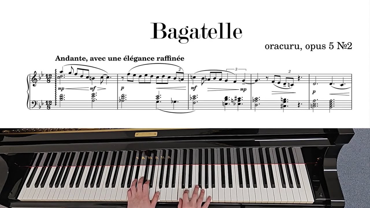 Bagatelle opus 5 №2 | Original composition
