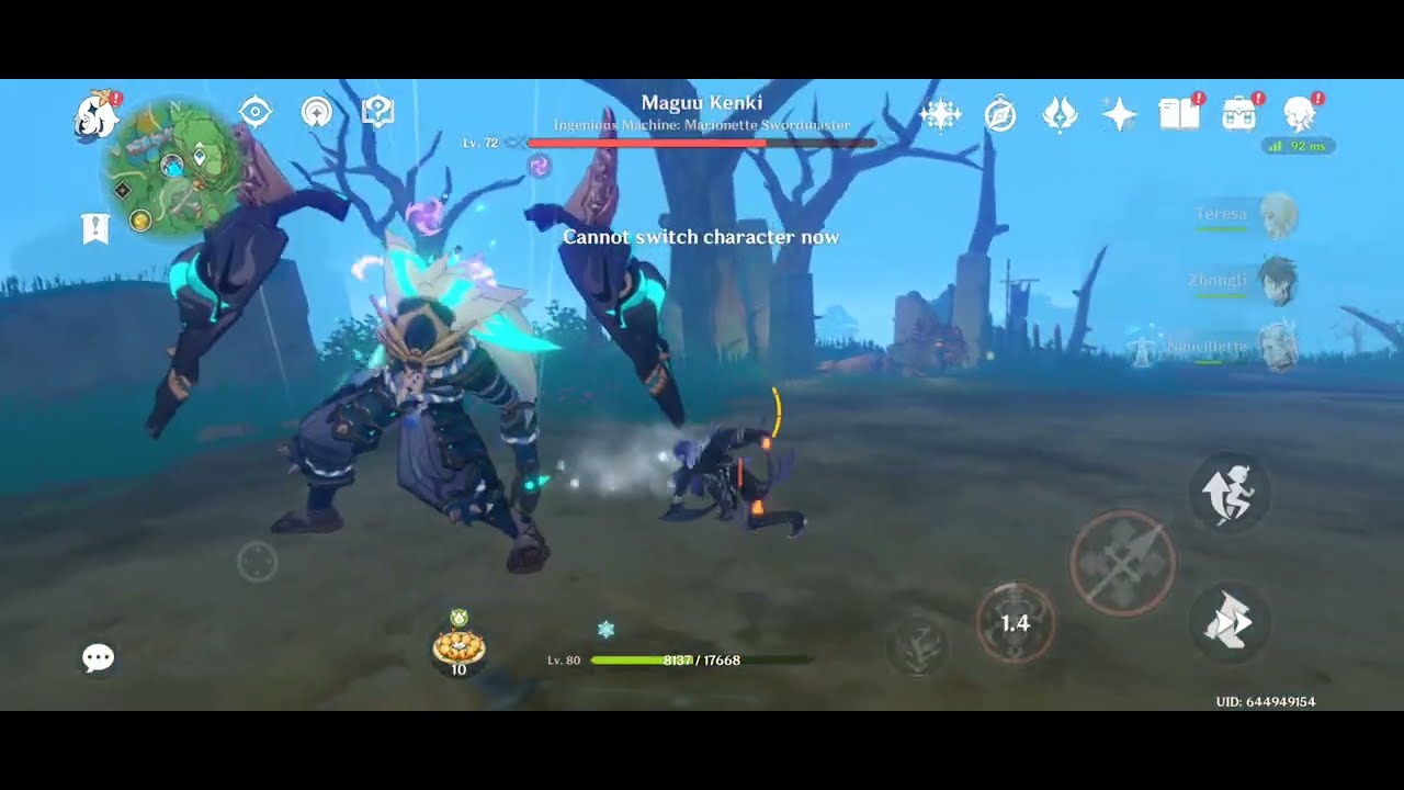 My Genshin Impact Gameplay: Battle Maguu Kenki for Character Materials Part 4!