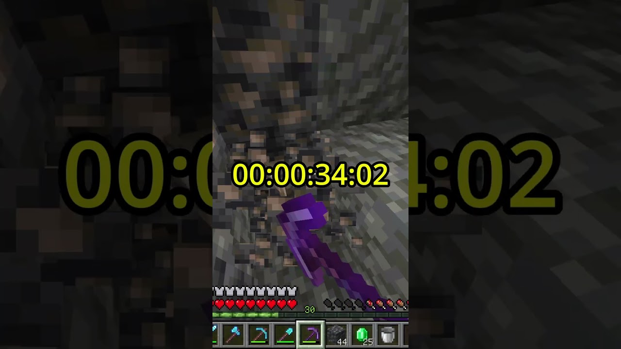 Kopię codziennie przez minute dop&oacute;ki nie dokopię się do bedrocka Dzień 68 #minecraft #gaming