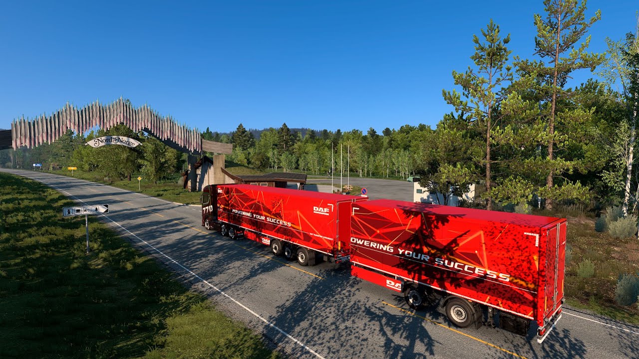 trasnportamos pales vacios desde Hamar a Mo i Ran ets 2 #190