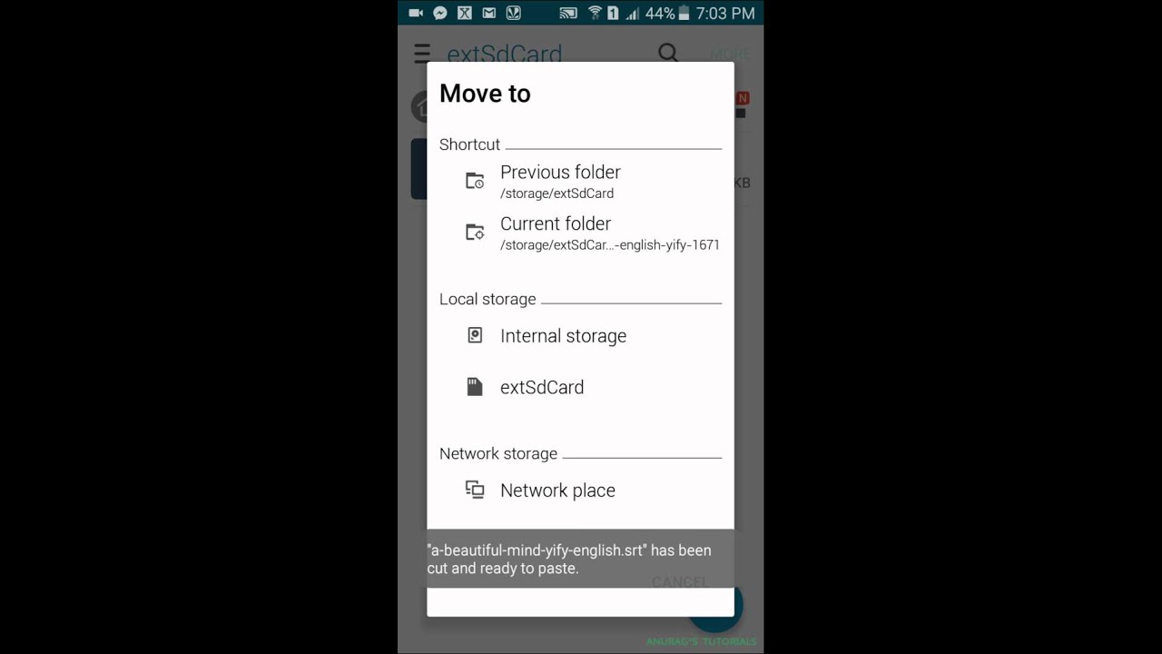 How to add subtitles in a movie (android device)