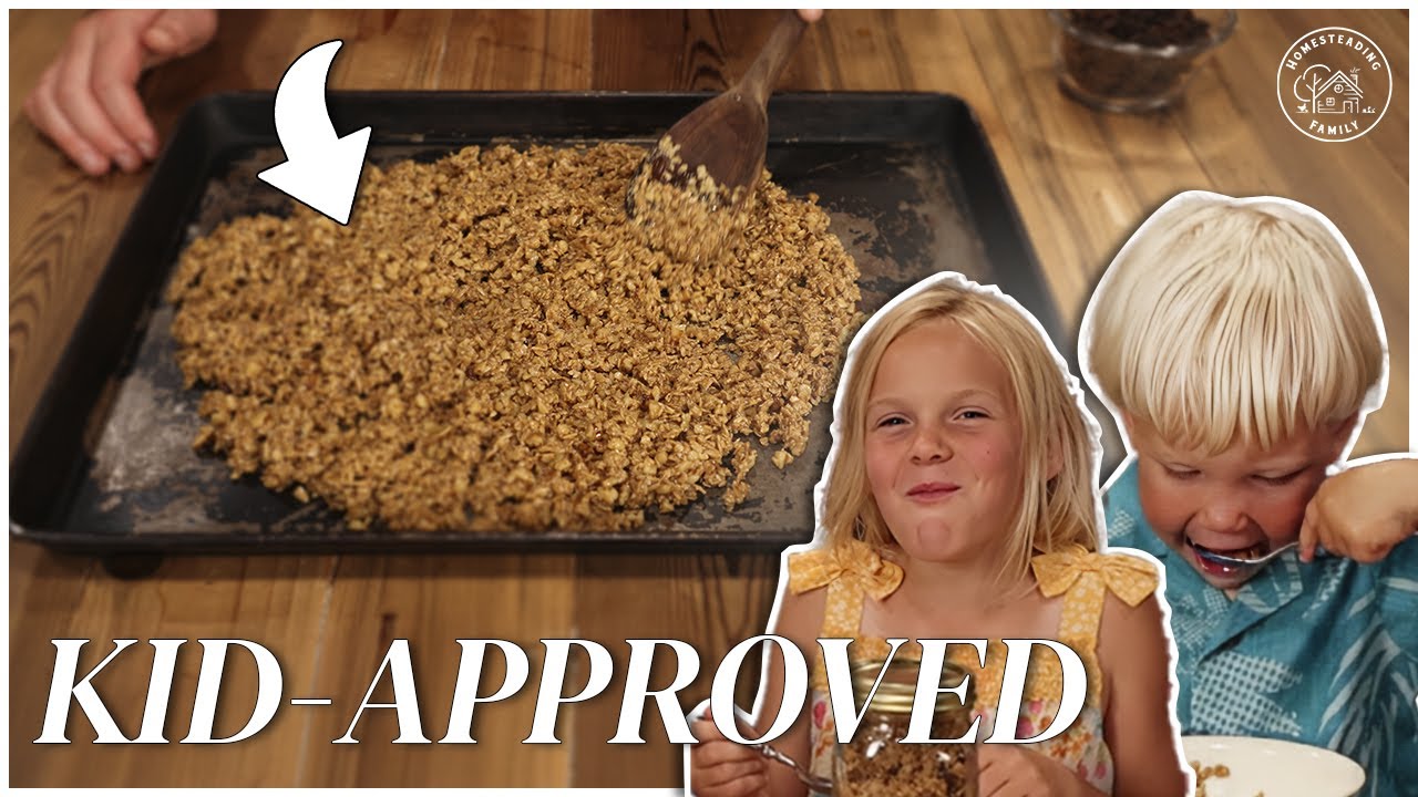 The BEST Healthy Granola Recipe | Easy, Crunchy & Naturally Sweetened!