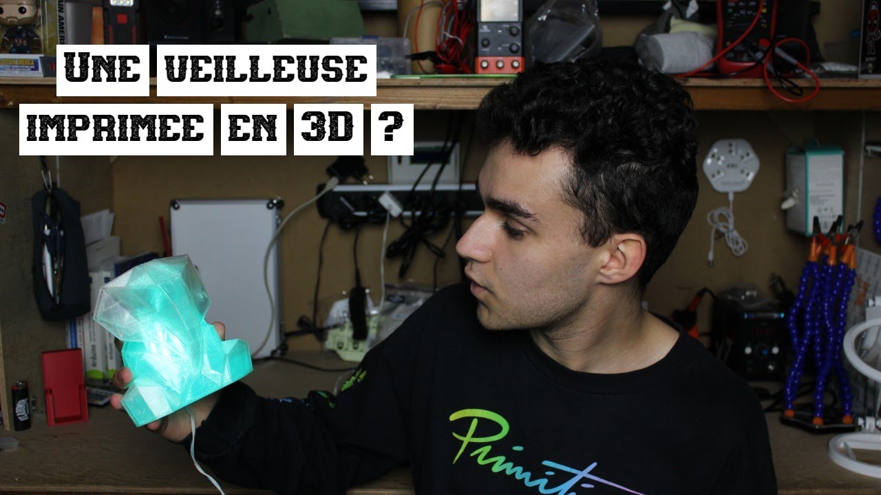 Faire une veilleuse imprimée en 3D ?