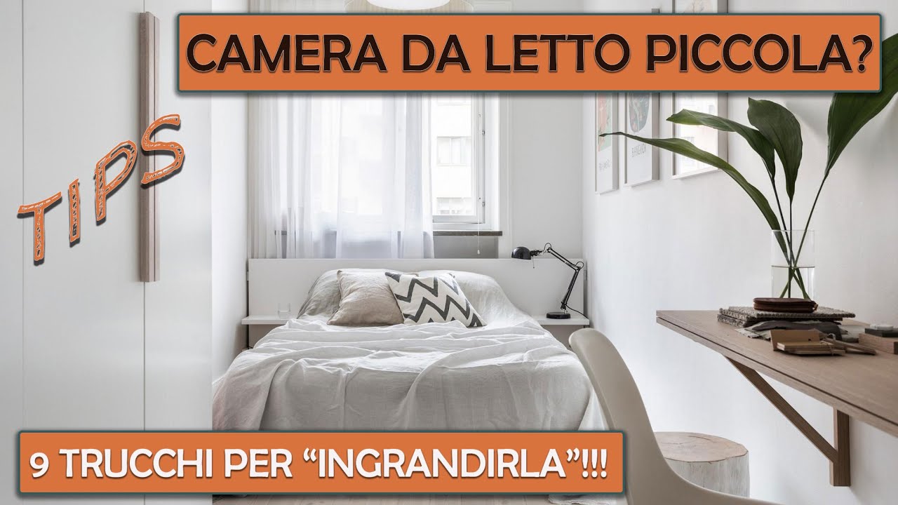 INTERIOR DESIGN - Camera da letto piccola?! ecco 9 trucchi per 